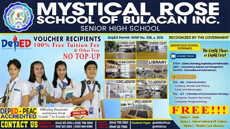 mystical rose school of caloocan tuition fee|No Tuition Fee Increase .